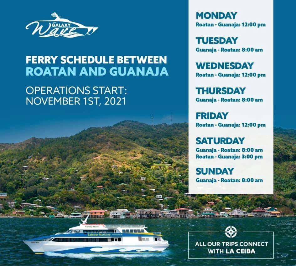 Invetours - ¡ROATAN FERRY EN RUTA PARA GUANAJA! Con mucho...