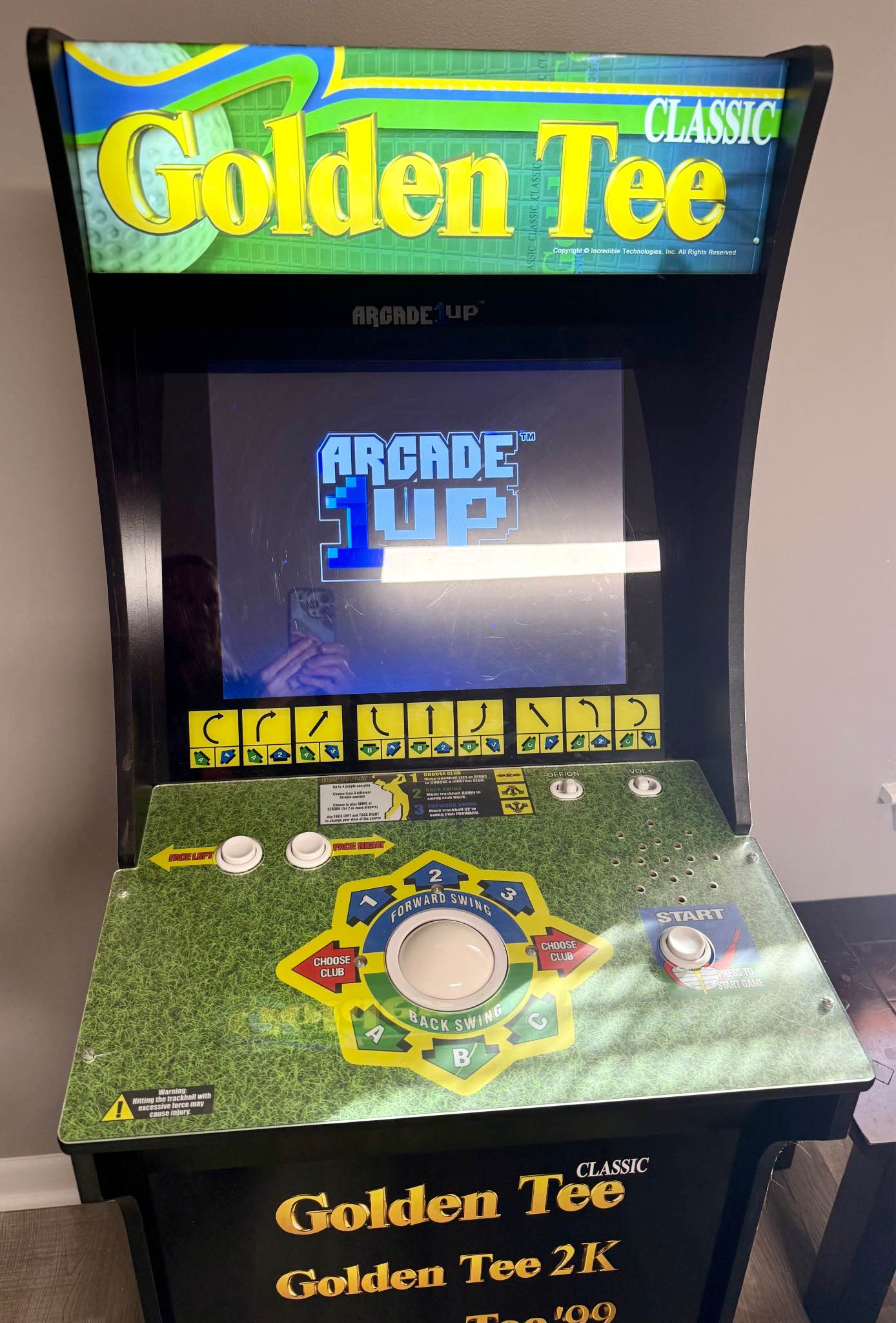 Golden Tee Classic Arcade Game with Riser 4 Feet - Games - Roanoke ...