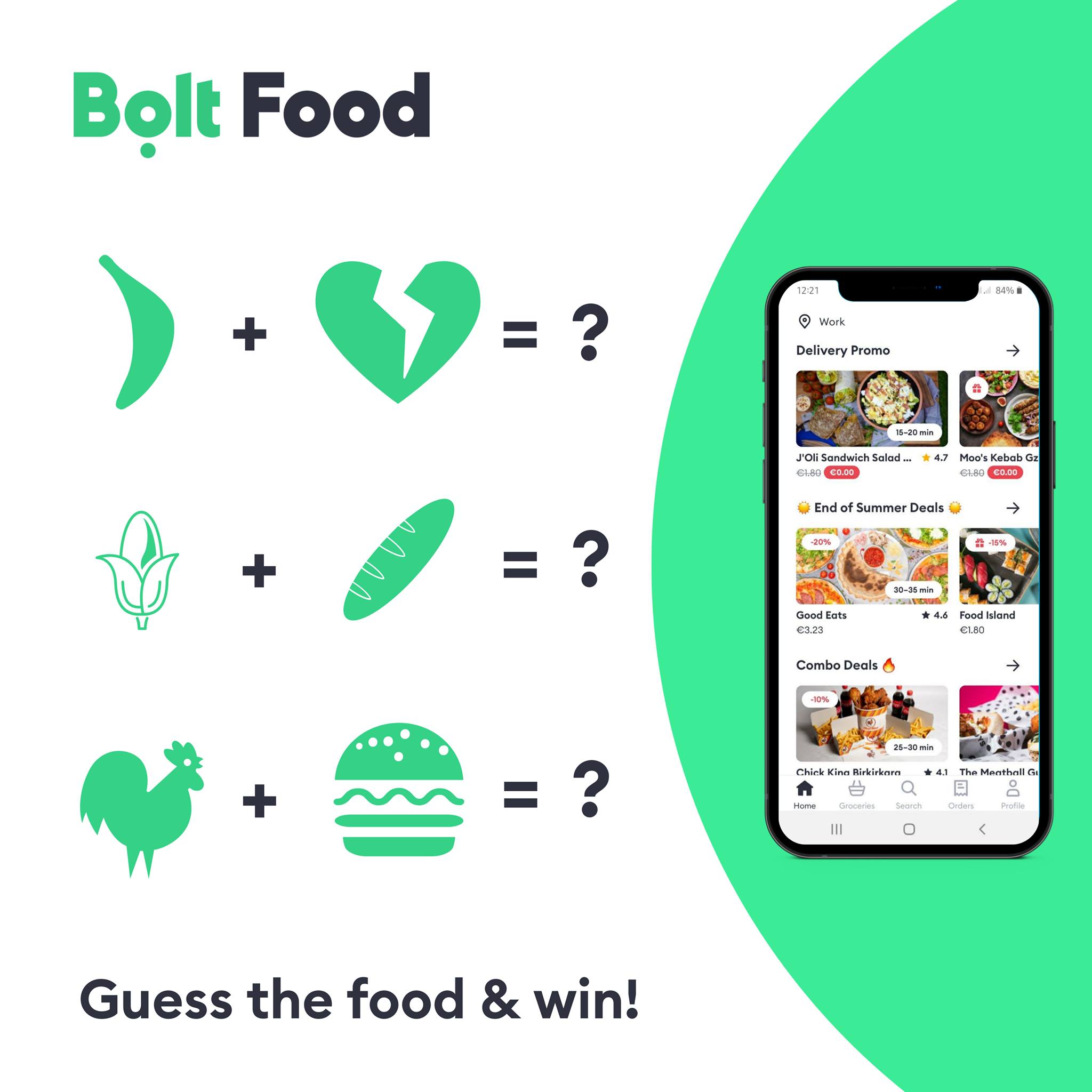 Bolt Food - 🍔 How about some free food? 🤩 Guess the 3... | Facebook