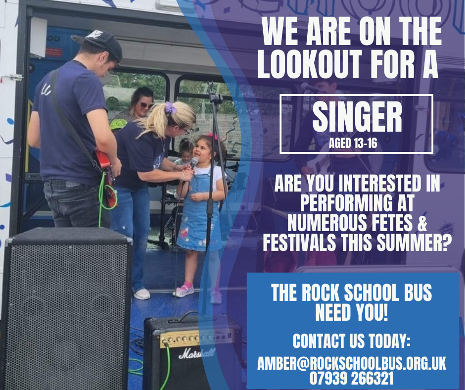 Rock School Bus - SINGER 🎤 We are looking for a young...