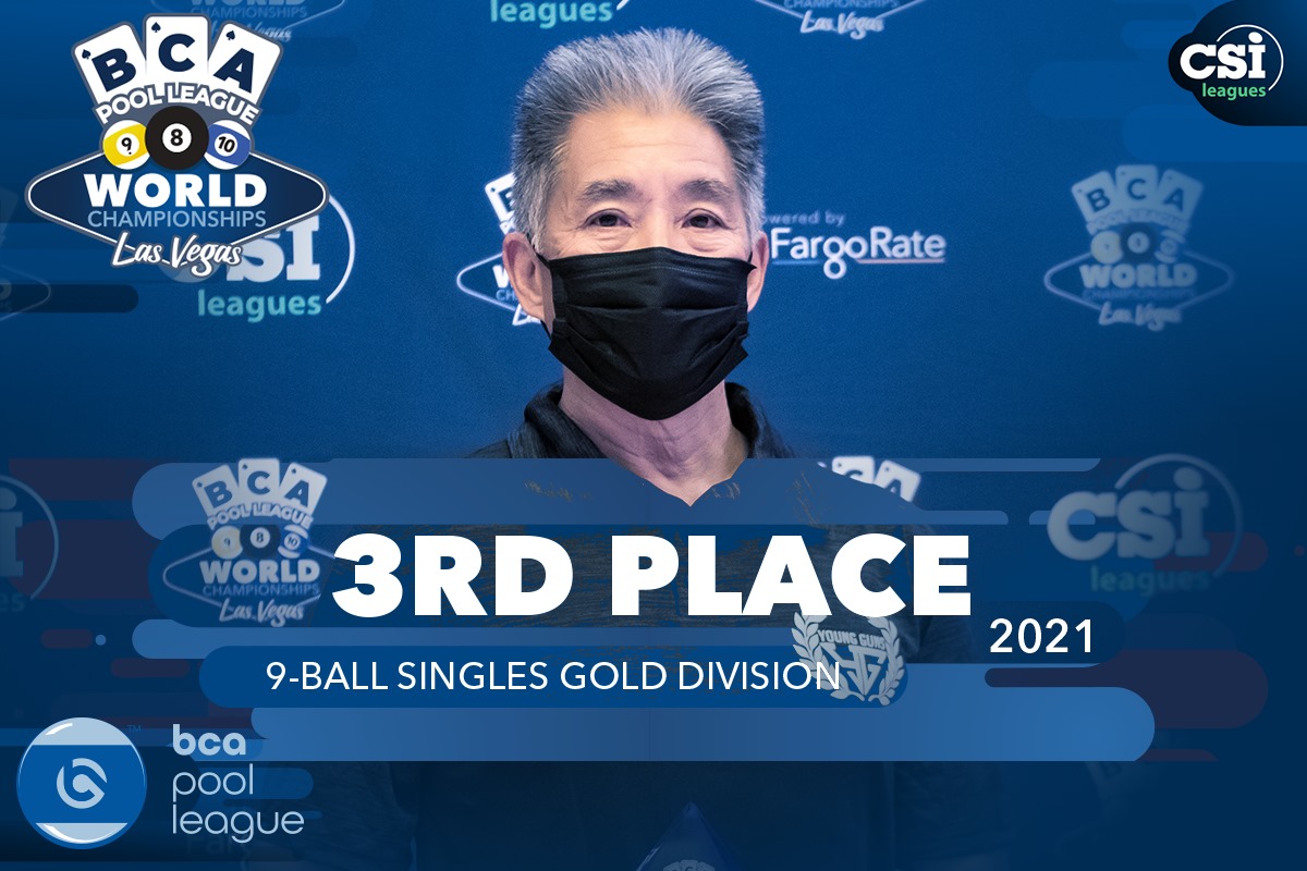 BCA Pool League - 🥉Congratulations to Loren Mah for finishing 3rd in ...