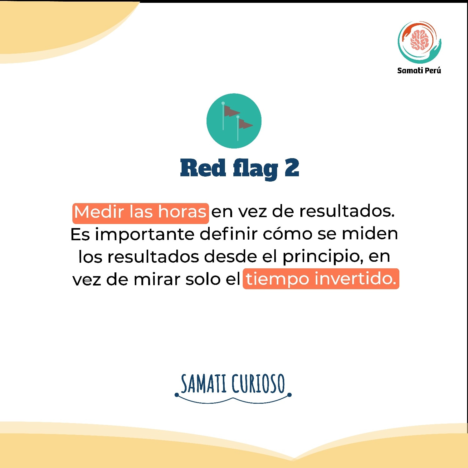 Samati Perú - Es importante que para que logremos tener...