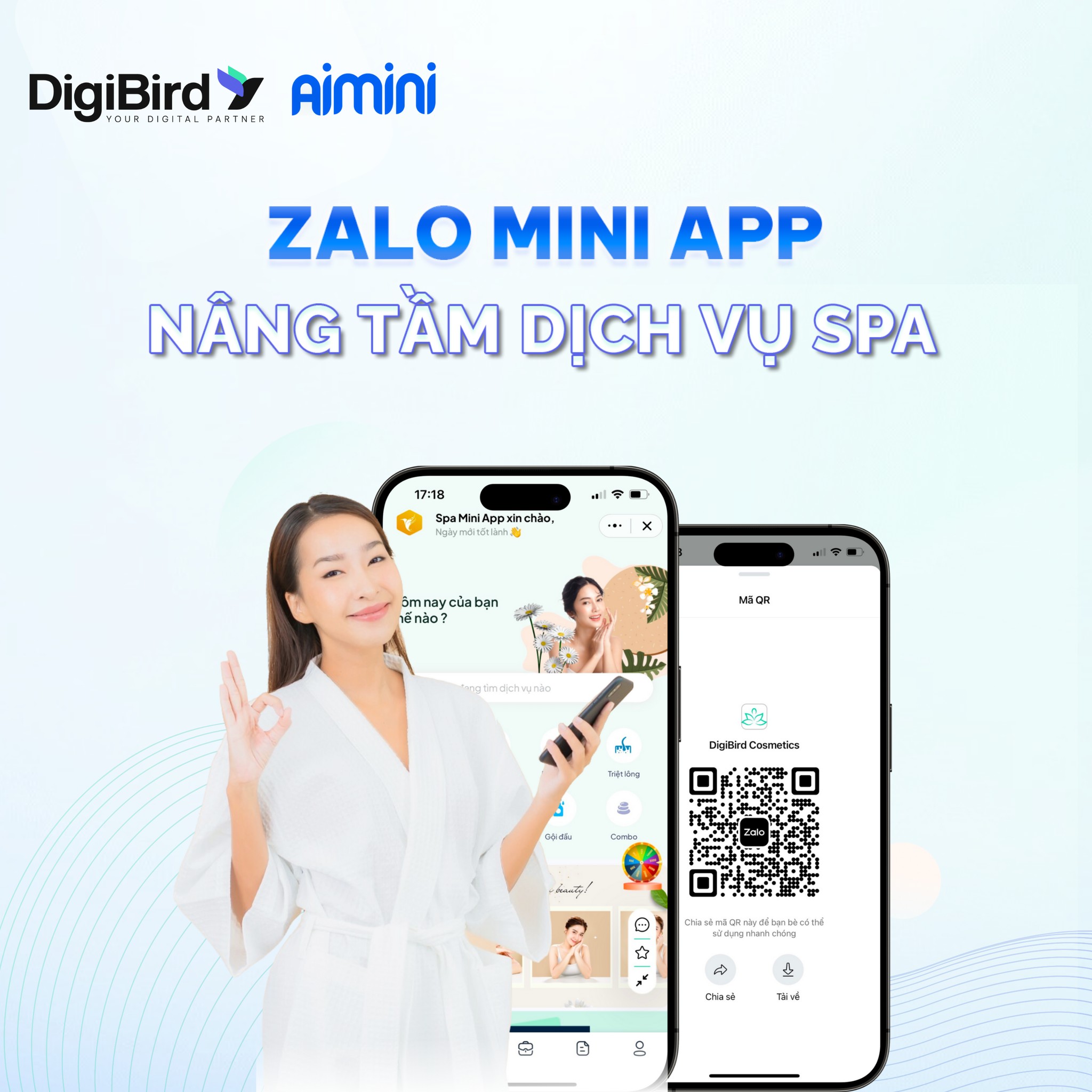 DigiBird Co. - NÂNG TẦM DỊCH VỤ SPA VỚI ZALO MINI APP 🚀... | Facebook