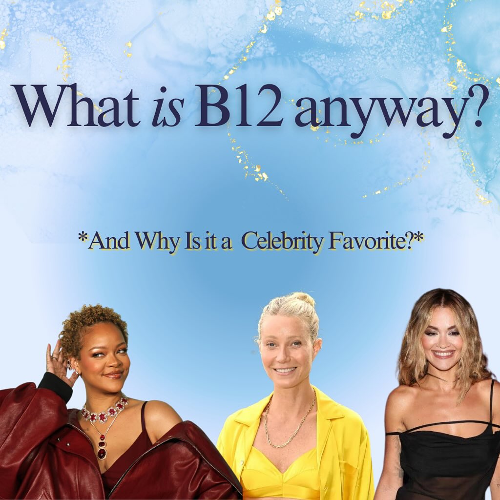b12 injections celebrities Unlock the power of B12! From boosting energy to enhancing your mood, discover why like Rita Ora, Gwyneth Paltrow, and Rihanna swear by shots for their health and vitality. 💉💫 ap-density