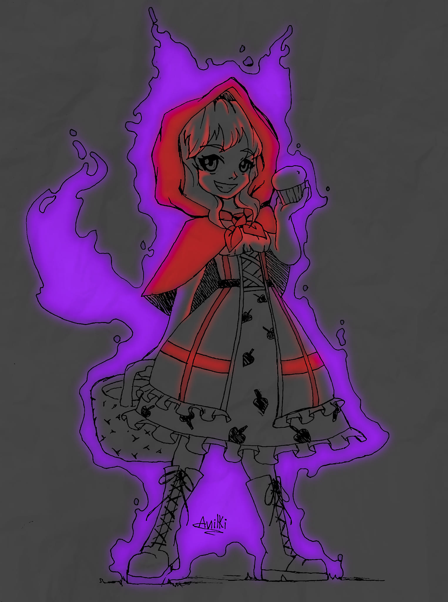 Anikki Draw - Este es el dibujo del que nació la silueta...
