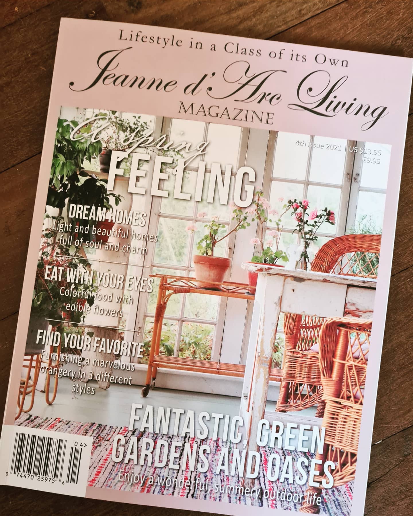 Jeanne d' Arc Living Magazine issue 4 is out in stores now. A