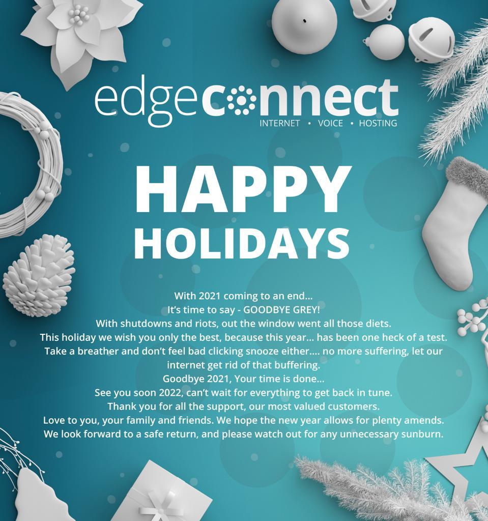 EdgeConnect - A message from us to you! Stay safe this...