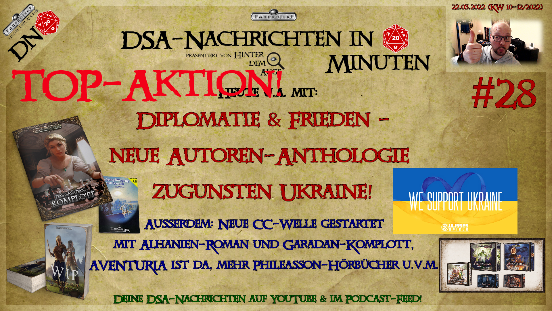 Hinter dem Schwarzen Auge - Es gibt wieder Neues zu DSA und AVENTURIA ...