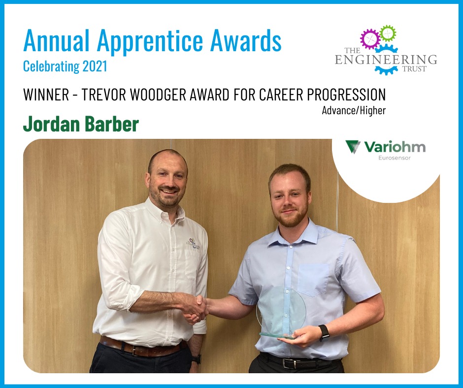 Engineering - 🏆Congratulations to Jordan who works at Variohm ...