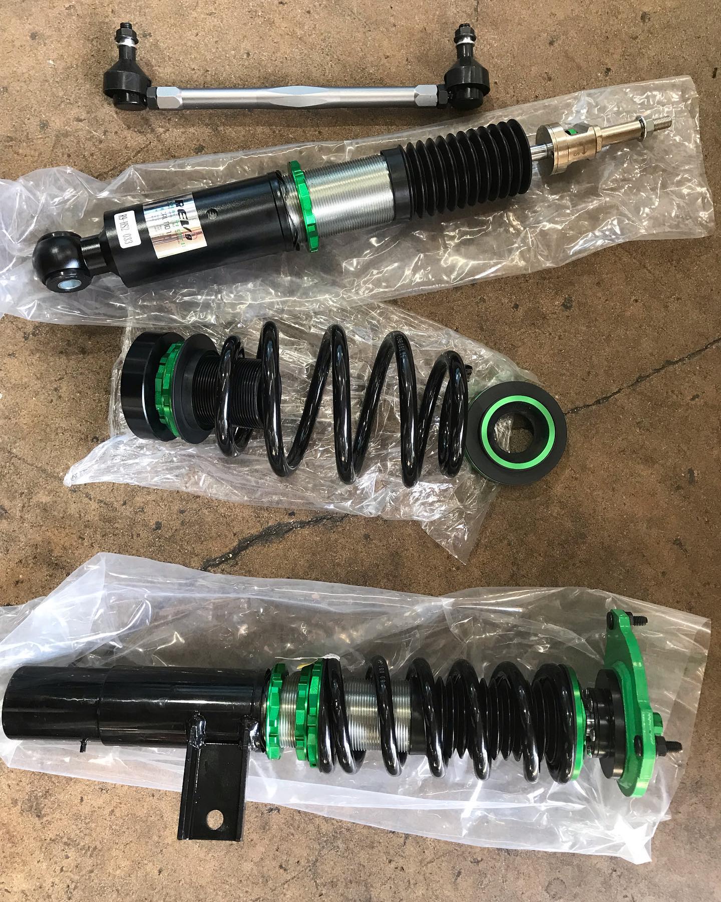 305 Vdub - Rev9 coilover kit install with these 20”...