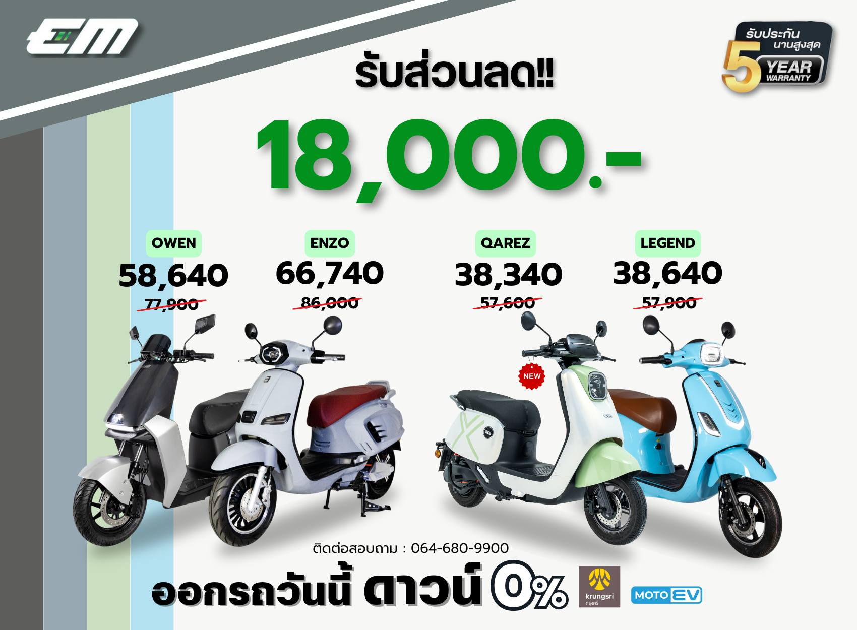 ฝากเพื่อนๆ กดติดตามเพจ EM Motor... - Moto EV มอเตอร์ไซค์ไฟฟ้า | Facebook