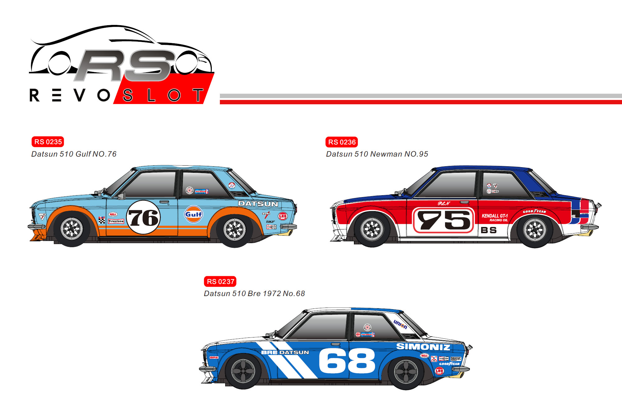 Revell 1/25 scale Pete Brocks' BRE Datsun 510.