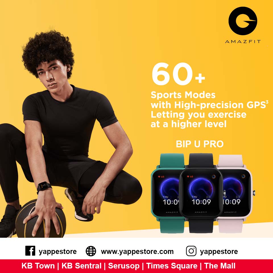 Yappe Store - The Bip U Pro records your exercise data to...