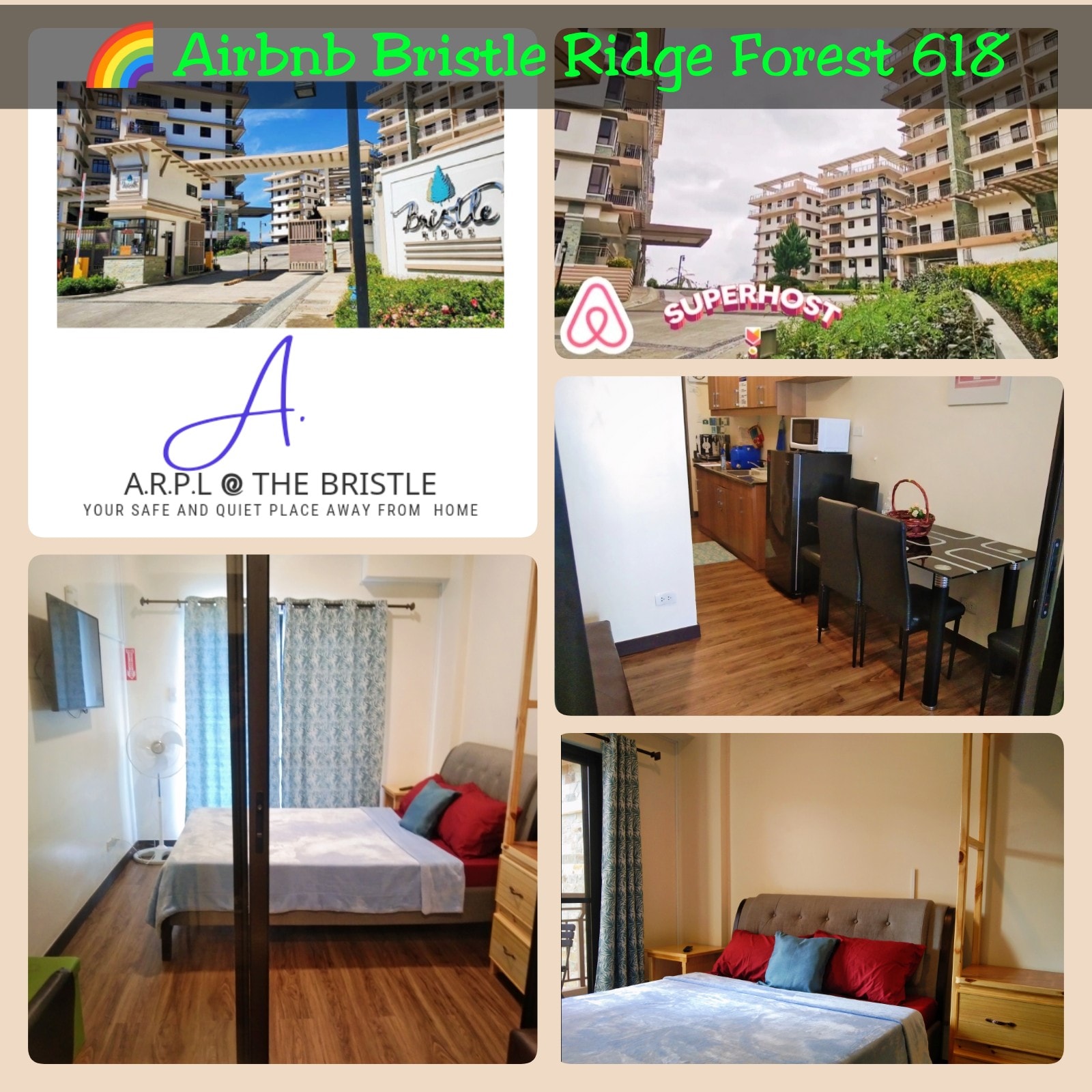Airbnb Bristle Ridge Forest 618/Abad Real Property Leasing | Baguio City