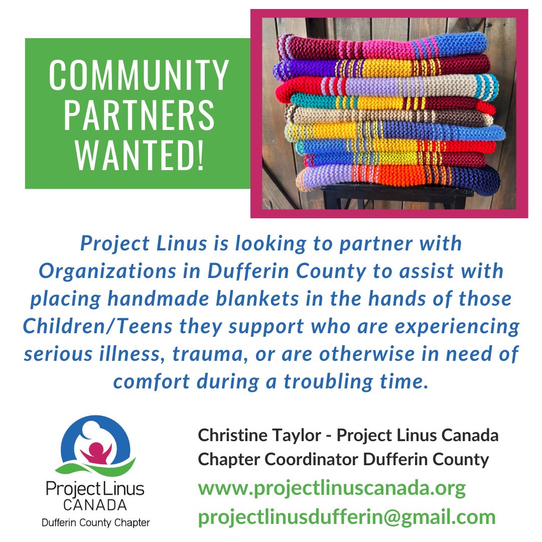 Project Linus Canada - Dufferin Chapter | Grand Valley ON
