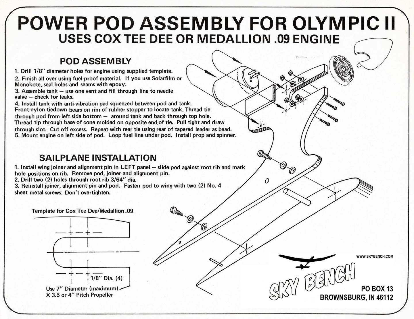 Sky - This is the original power pod for the Olympic II. Airtronics ...