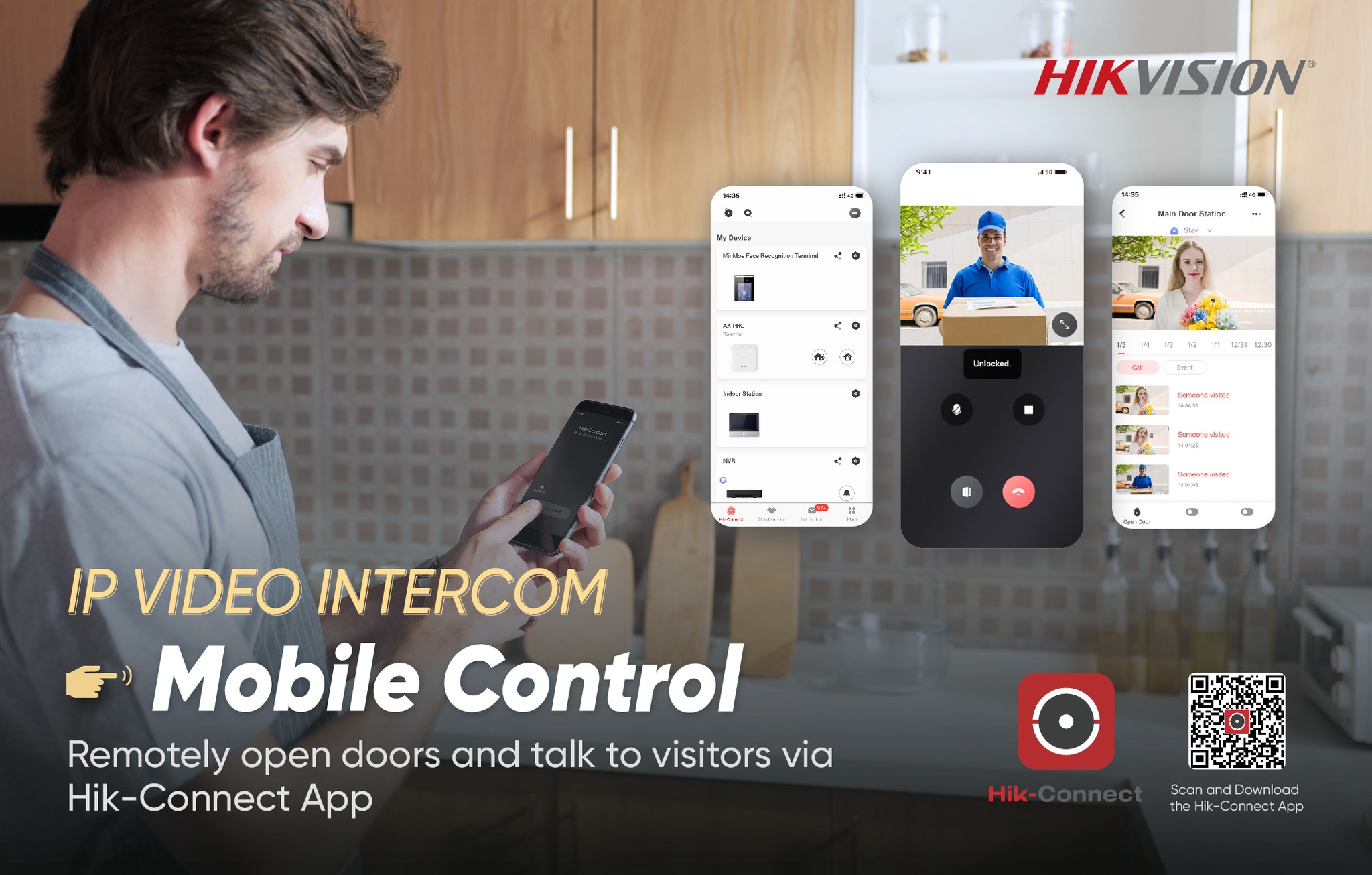 Hikvision - Hikvision IP Video Intercom. Mobile control with a simple ...