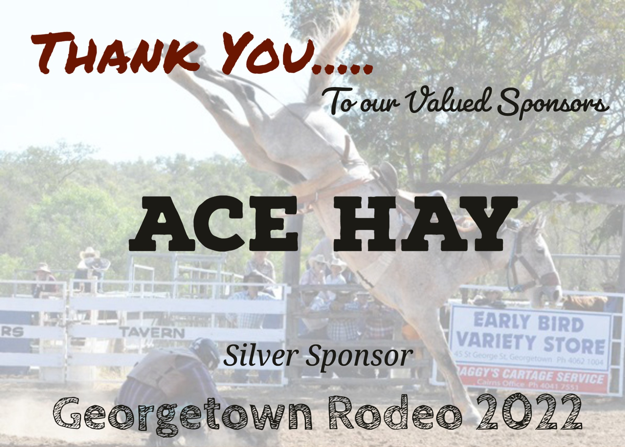 SPONSOR SHOUT OUT 📢📢 A big... - Georgetown Rodeo Association