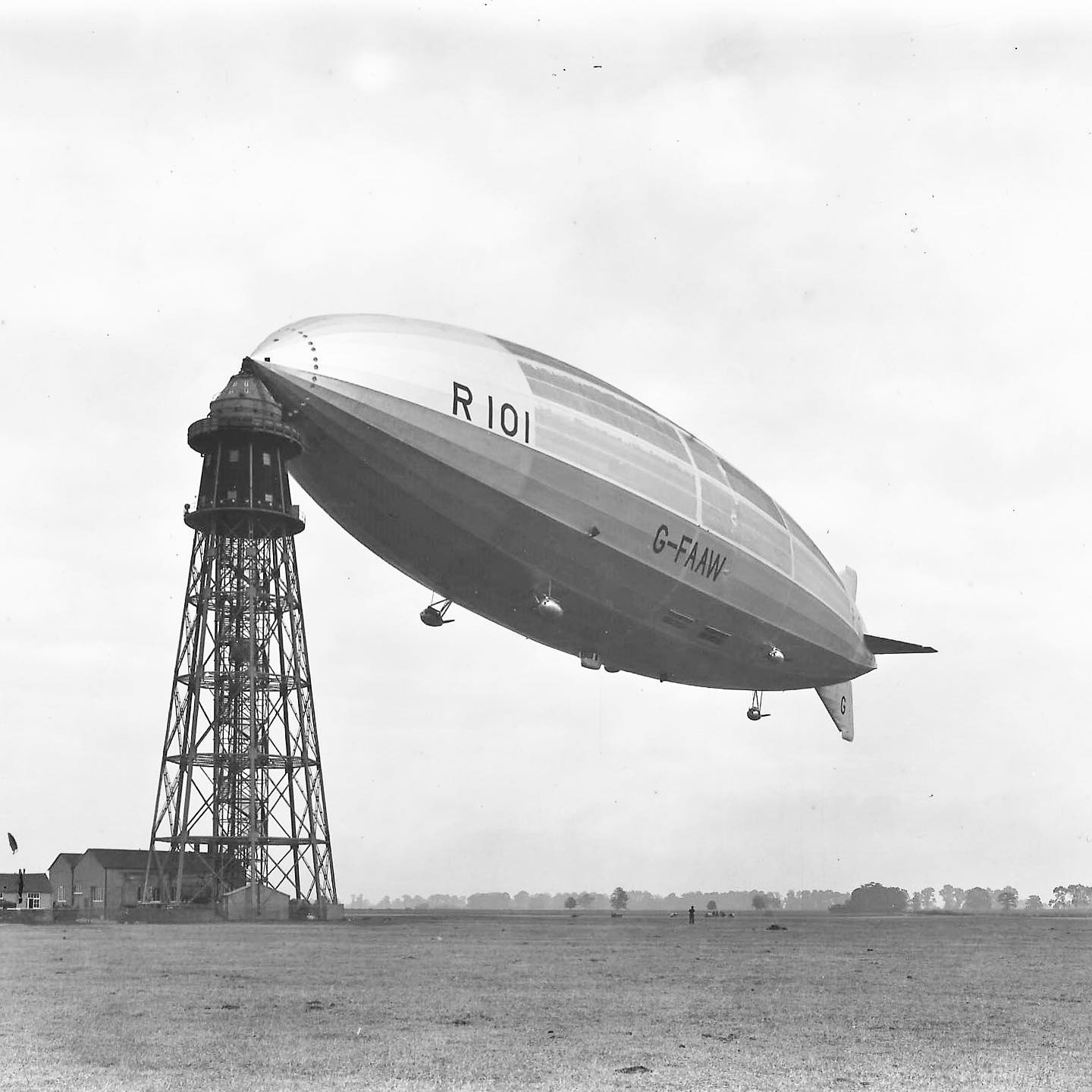 Historic Images - On October 5, 1930, the British airship...