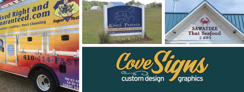 Cove Signs | Saint Leonard MD