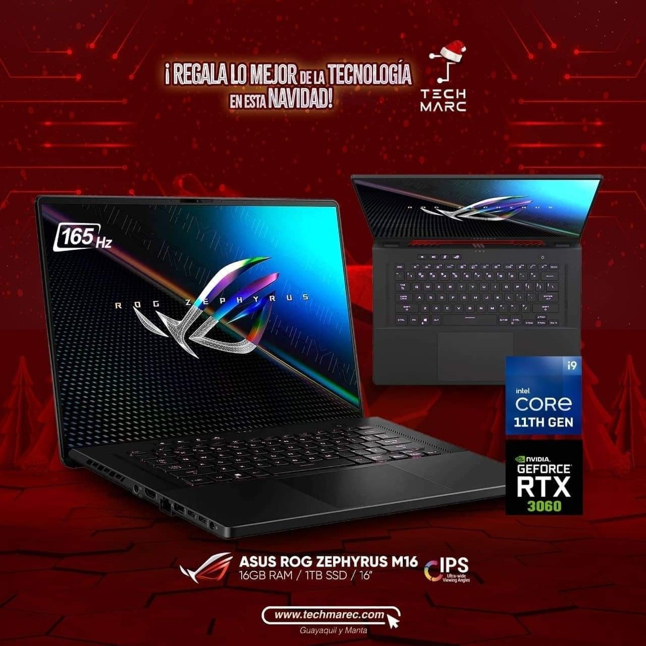 TechMarc - 🙋 Ya conoces la nueva ASUS ROG ZEPHYRUS M16 💻 👉 Rápido ...