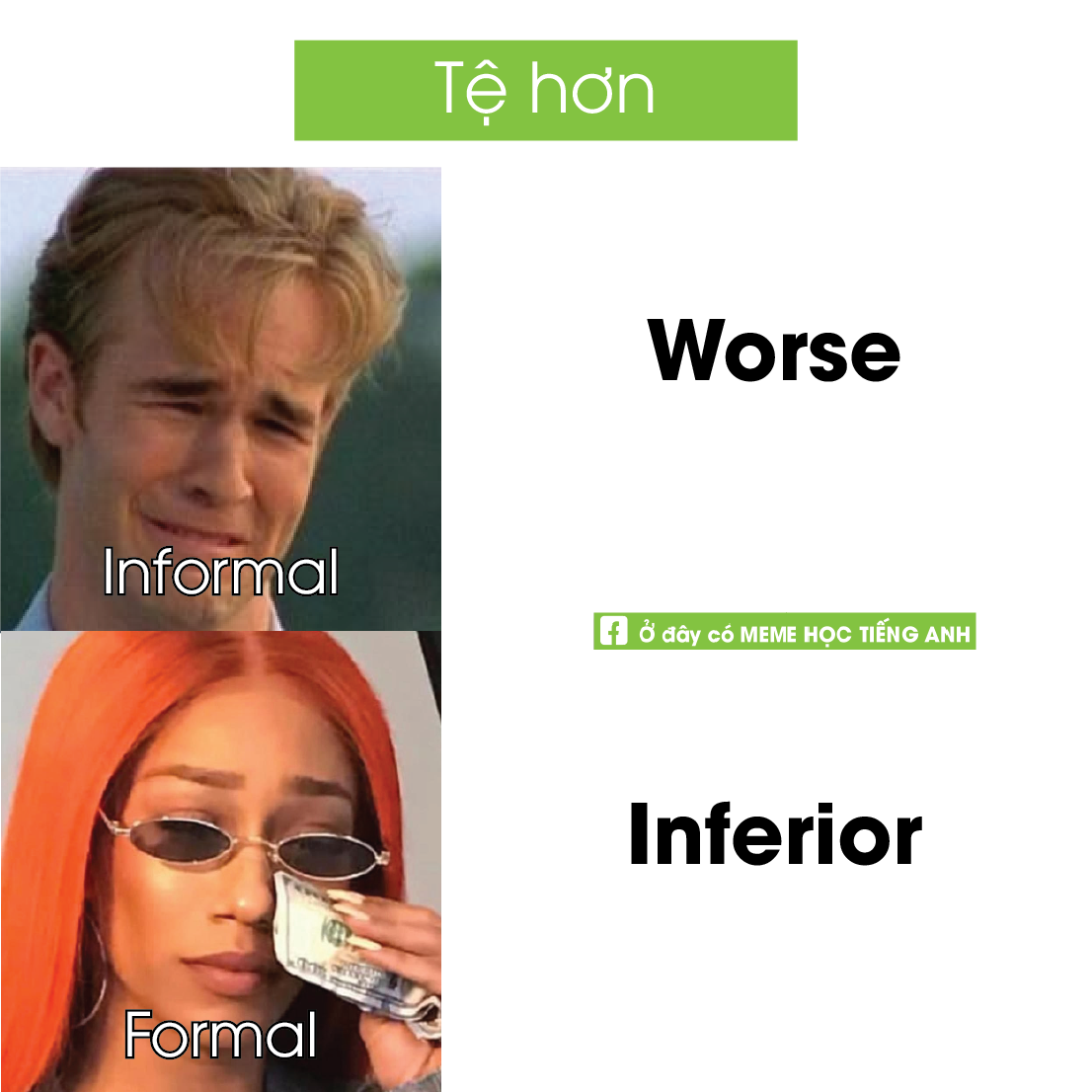 📚 INFORMAL VS FORMAL WORDS -... - Ở đây có MEME HỌC TIẾNG ANH | Facebook