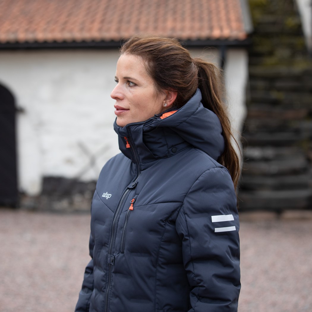 Uhipwear International - We've made your favorite Ice coat in a new colour!  Graphite with orange lining, how nice!? 🧡🖤 u200b  u200bhttps://uhipwear.com/aw-21-22/ice-coat-blue-graphite-orange | Facebook