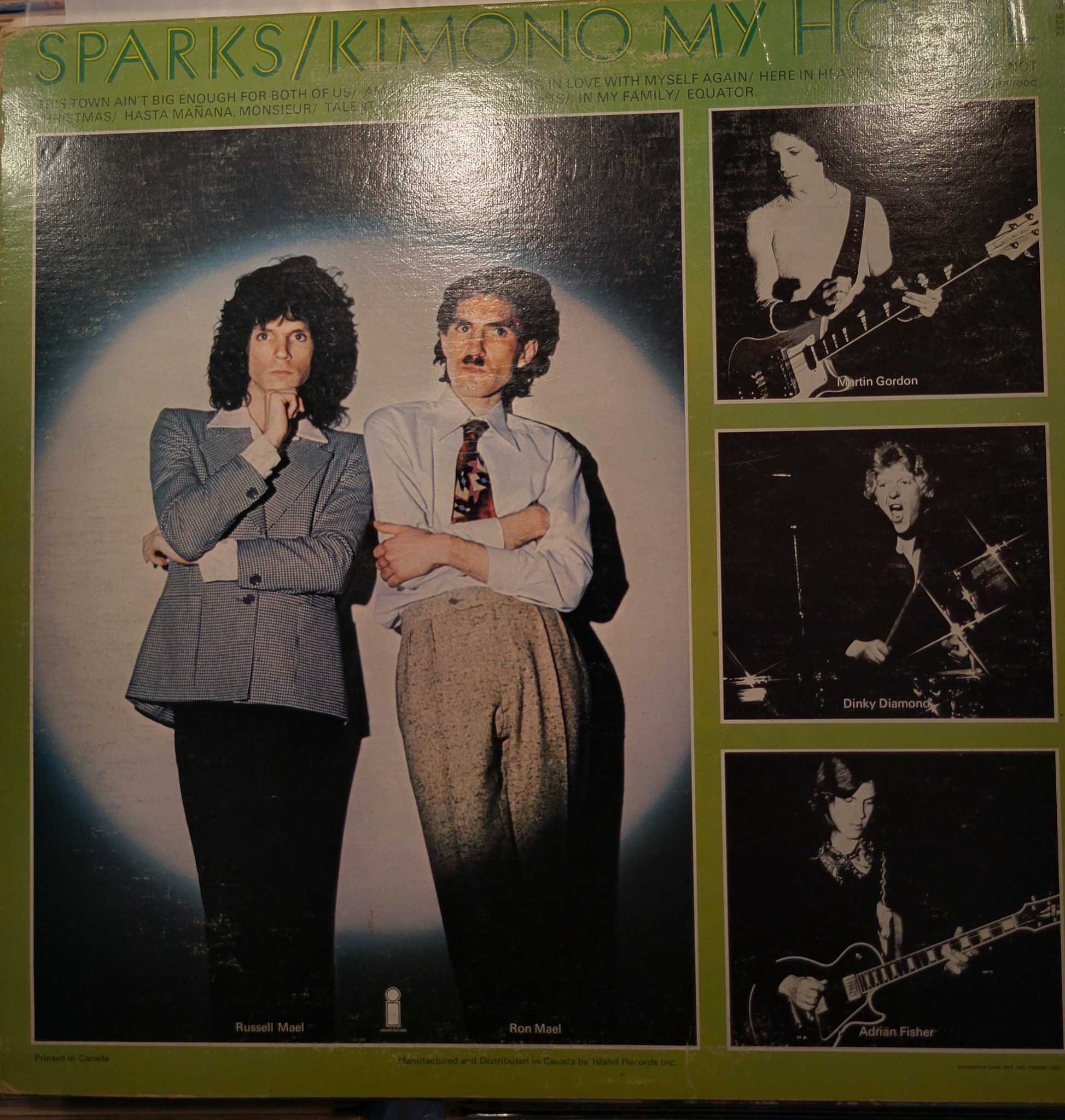 1974 sparks album kimono my house
