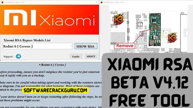 HOME OF ALL REPAIRS SOFTWARE | XRB XIAOMI RSA BETA V4.12 2024 Hardware ...