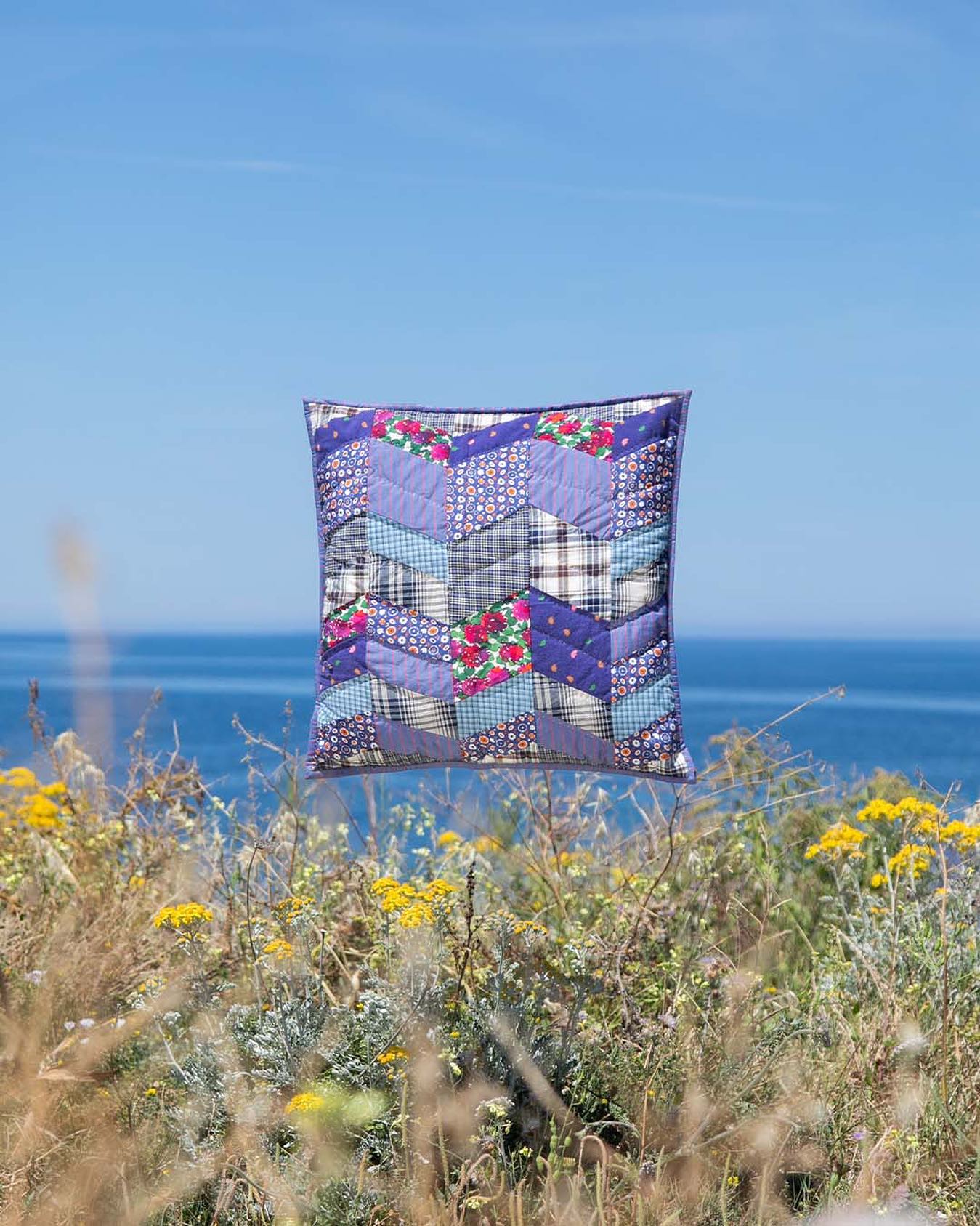 A.P.C. QUILTS ROUND 21 The Anni bedspread quilt in cotton