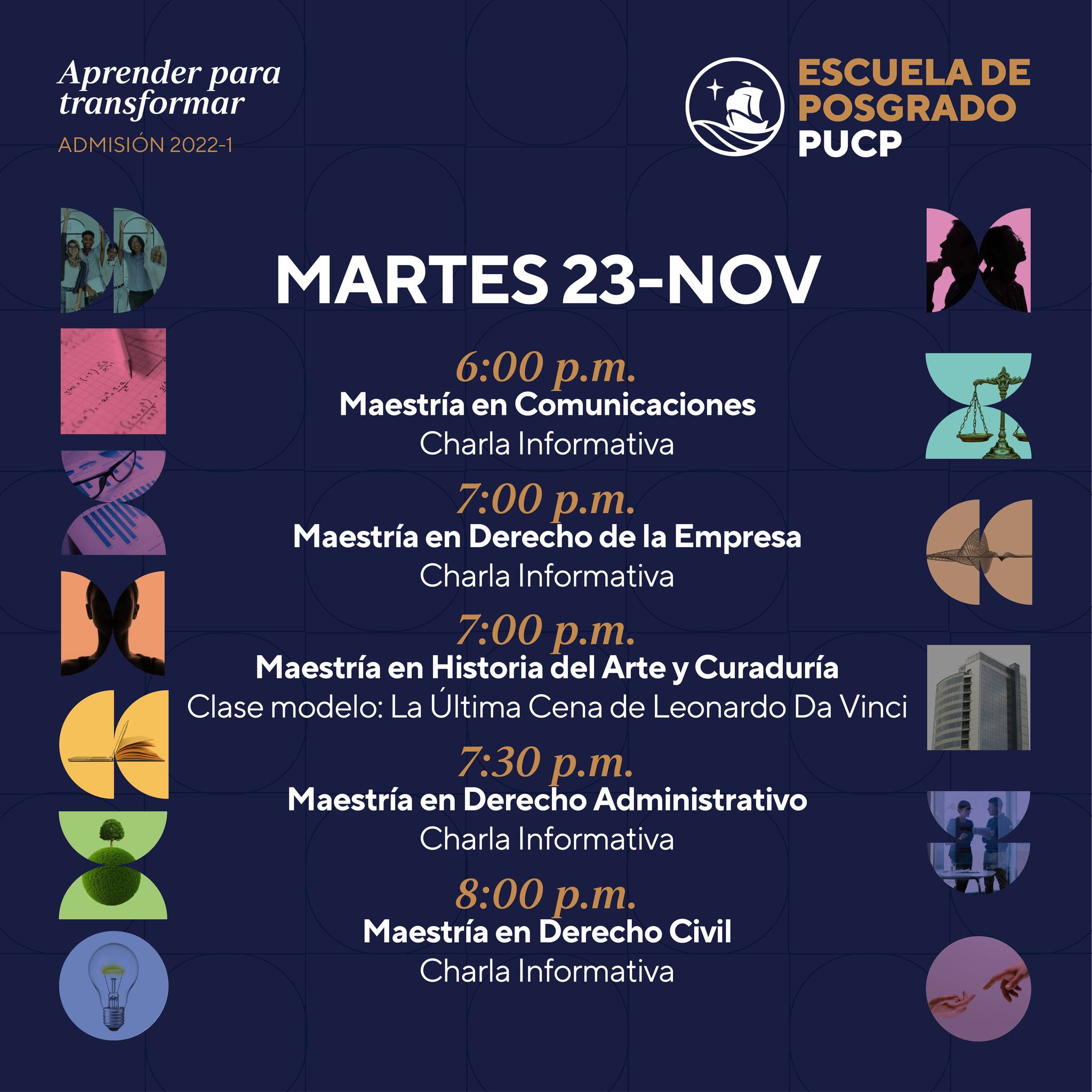 #Admisión2022 | 🔔 Conoce el... - Escuela de Posgrado PUCP | Facebook