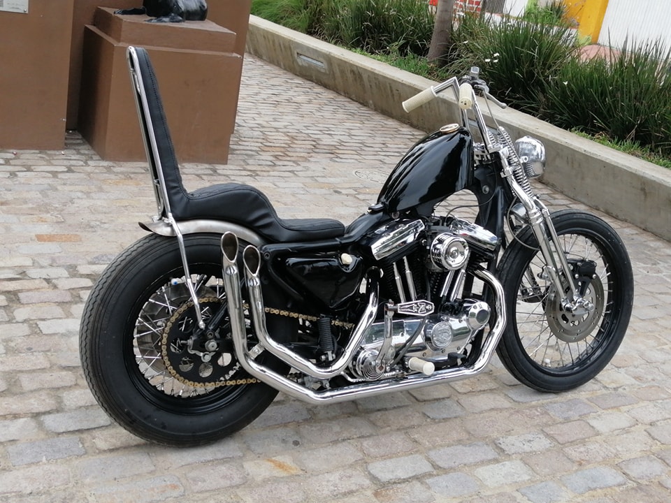 Coffee ride on my Sportster chopper #motorcyclesofinstagram #biker # ...