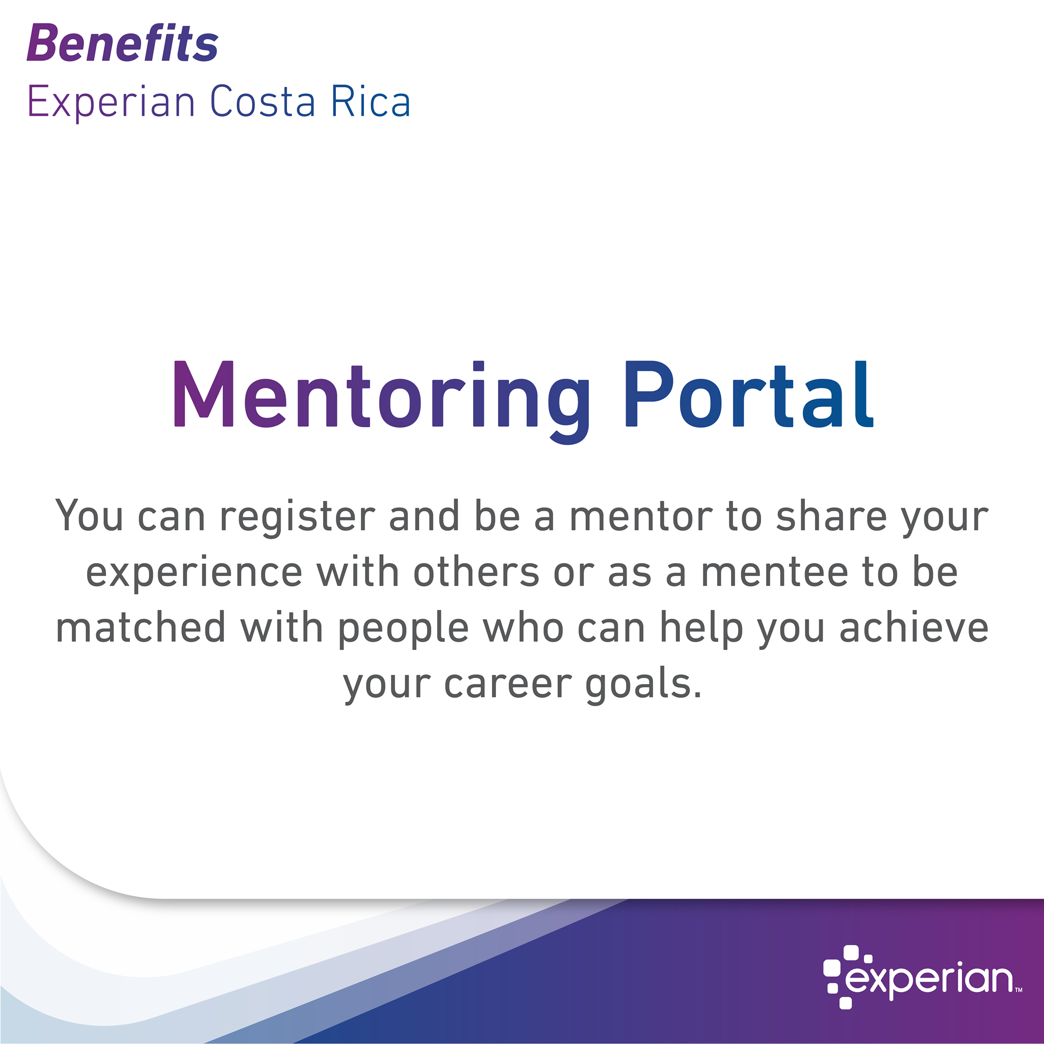 Experian Life - Did you know Experian has a mentoring...