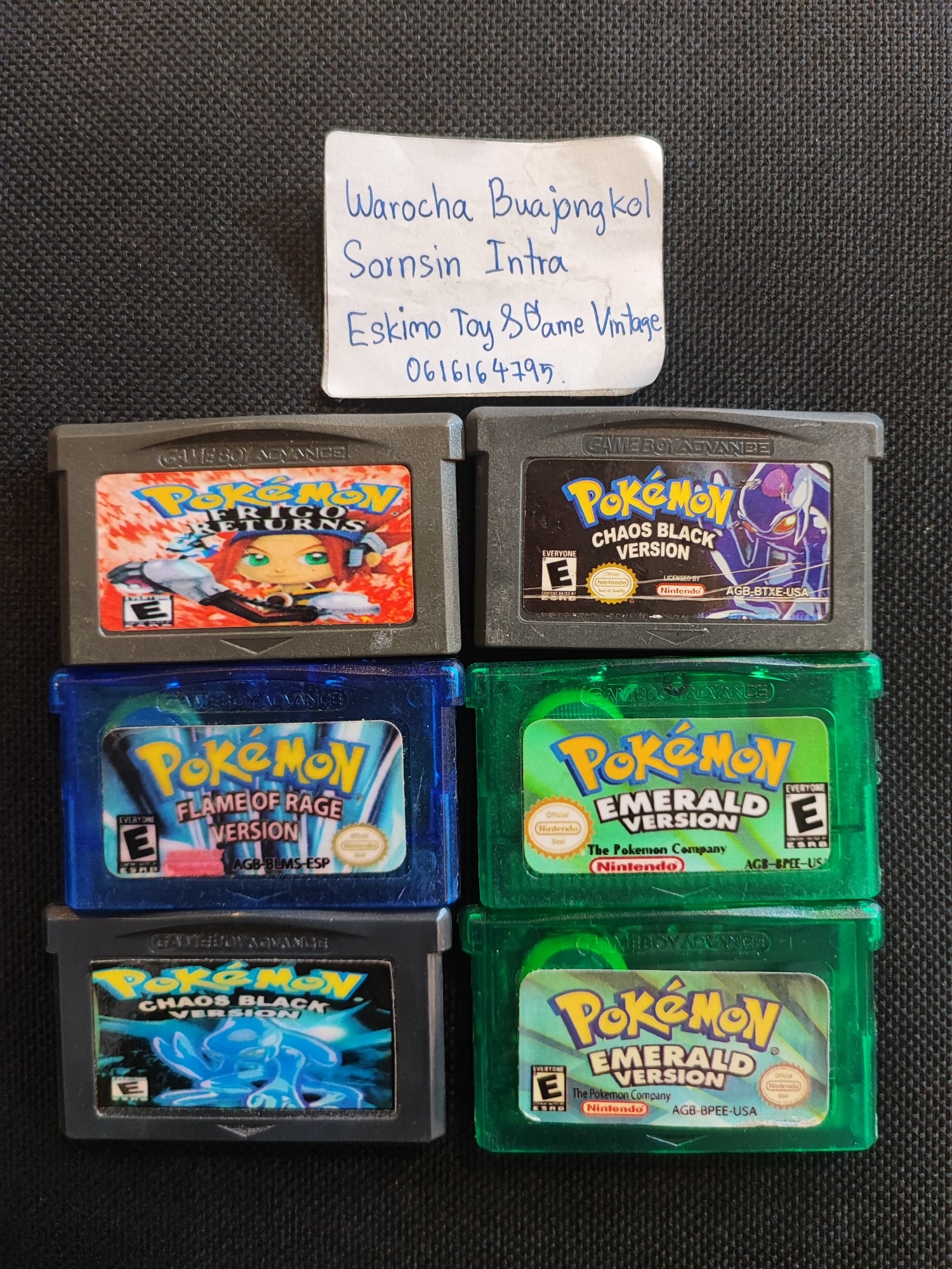 ตลับ Gba Pokemon ตลับล่ะ 150 ค่าส่ง... - Eskimo Game Vintage | Facebook