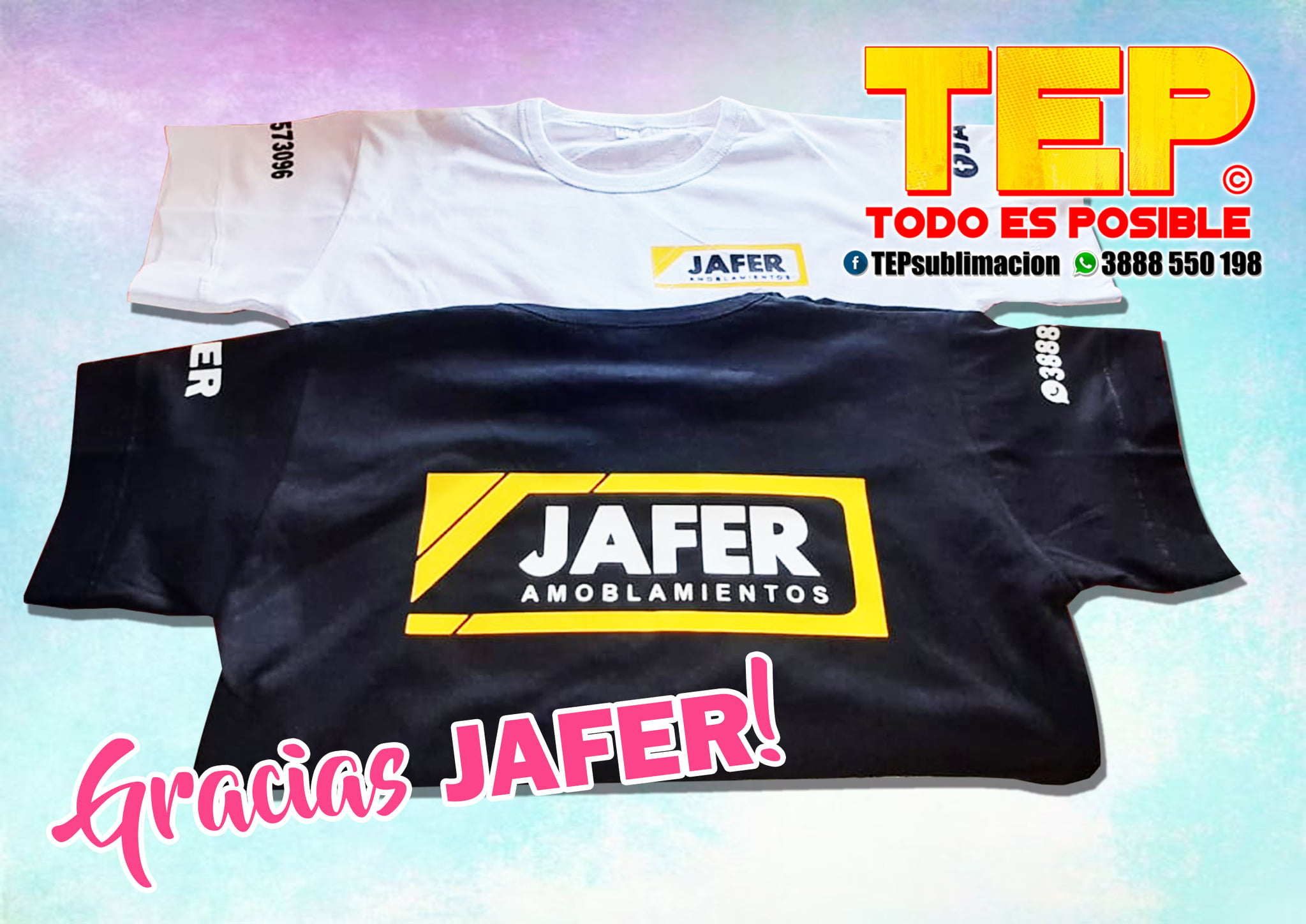 Remeras personalizadas para JAFER... - TEP Marketing y Diseño