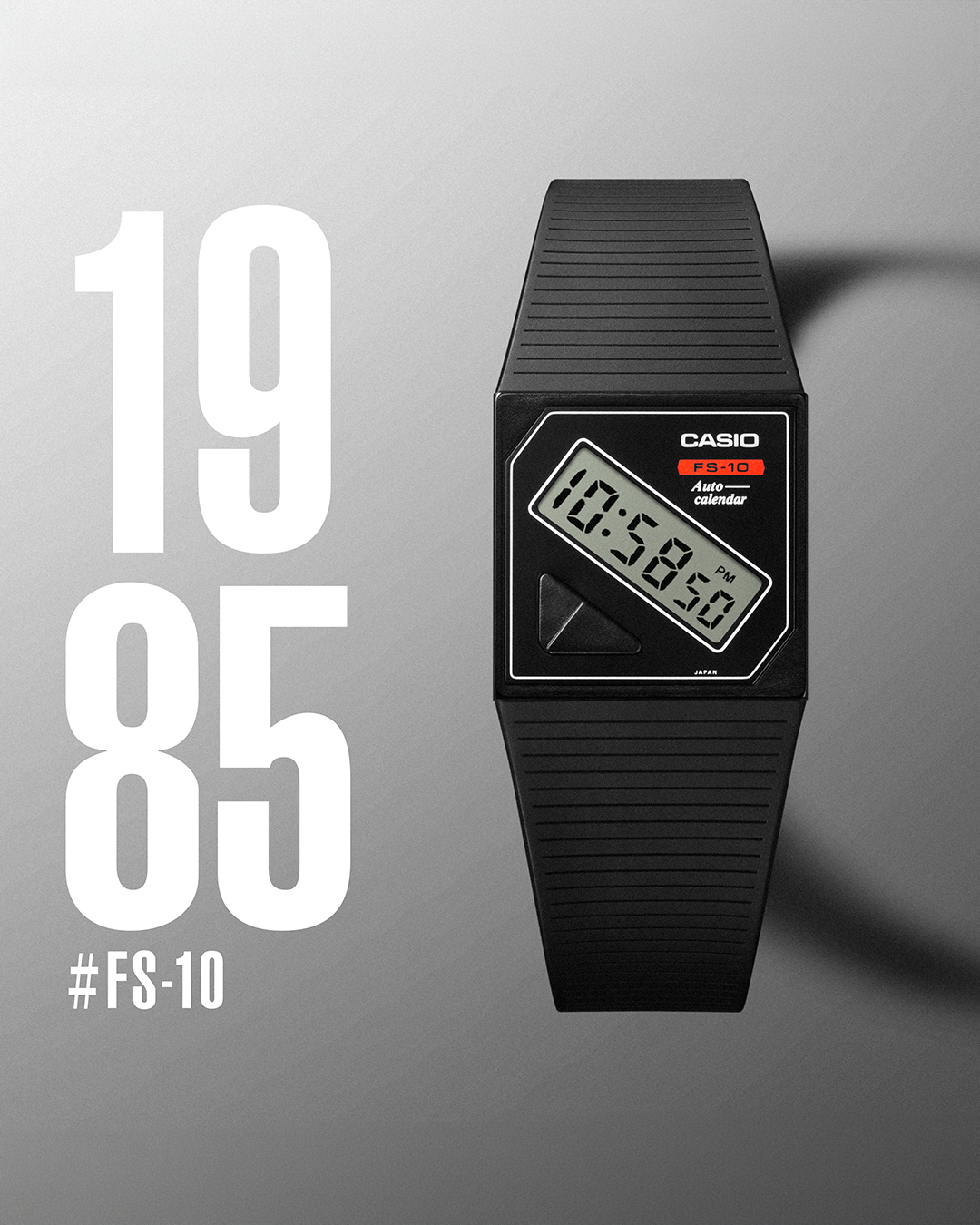 casio50quiz - 1985 - FS-10 (PELA) - the world's slimmest watch! At