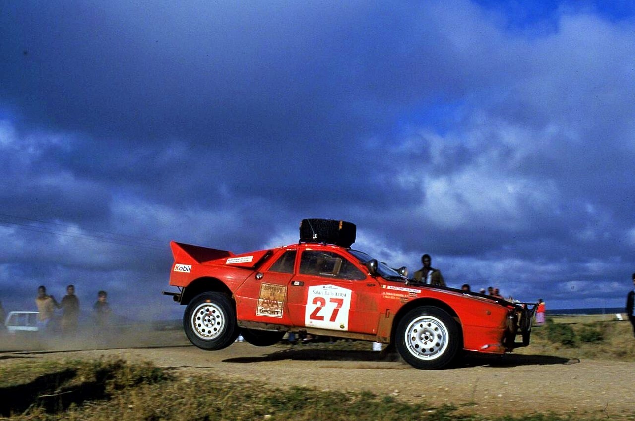 Safari Rally 1986 J.Hellier / D.Williamson Lancia Rally 037 10th place