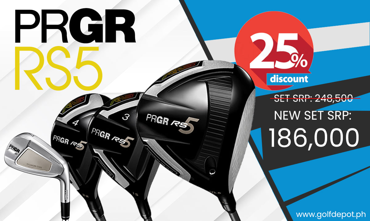 The PRGR RS5 Set Driver: RS5 DR #1 9.5 M43 S FW: RS5 FW #3 15 M43