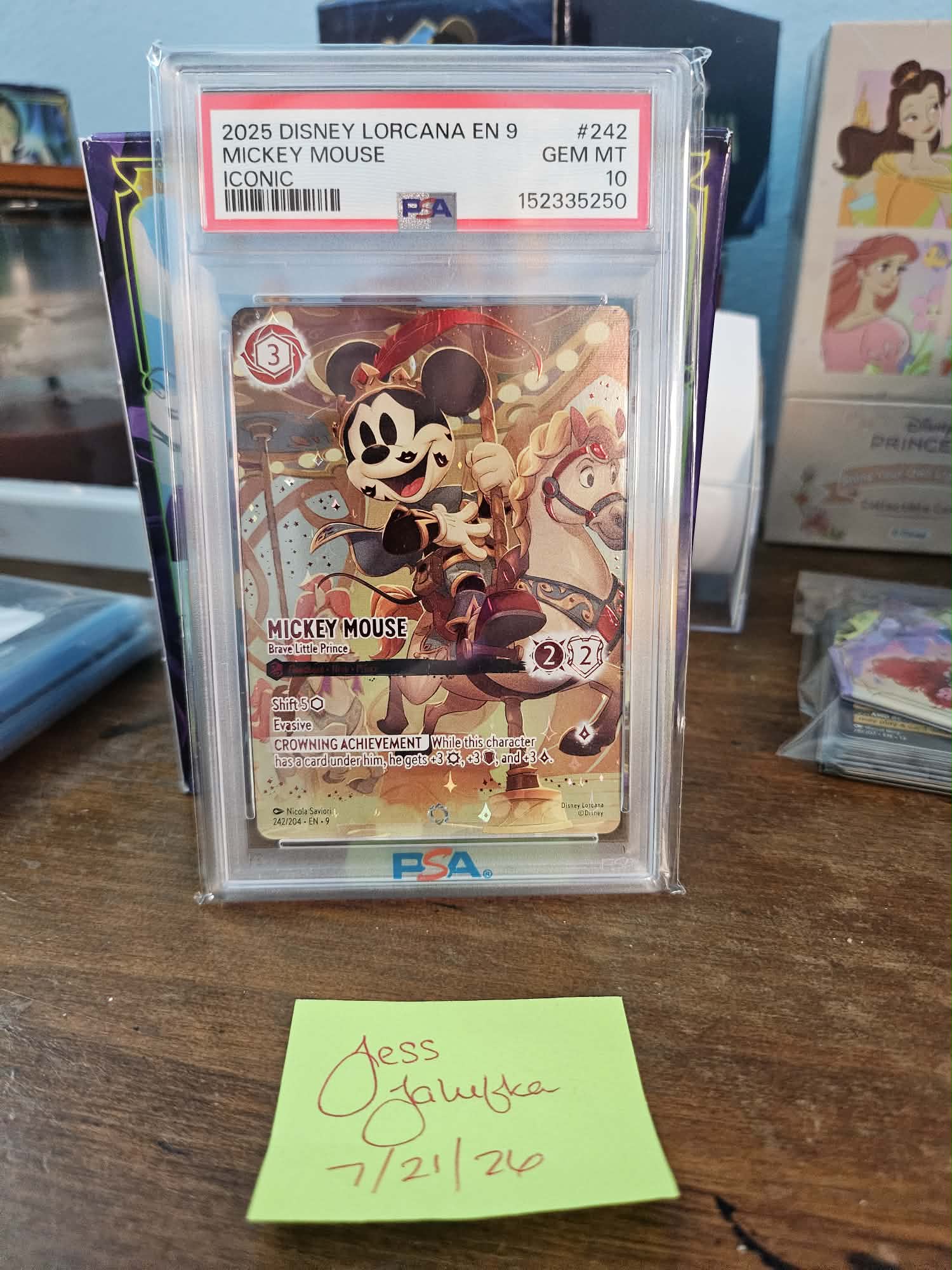 Wanted: Iconic Mickey Mouse PSA 10 from 2025 Disney Lorcana