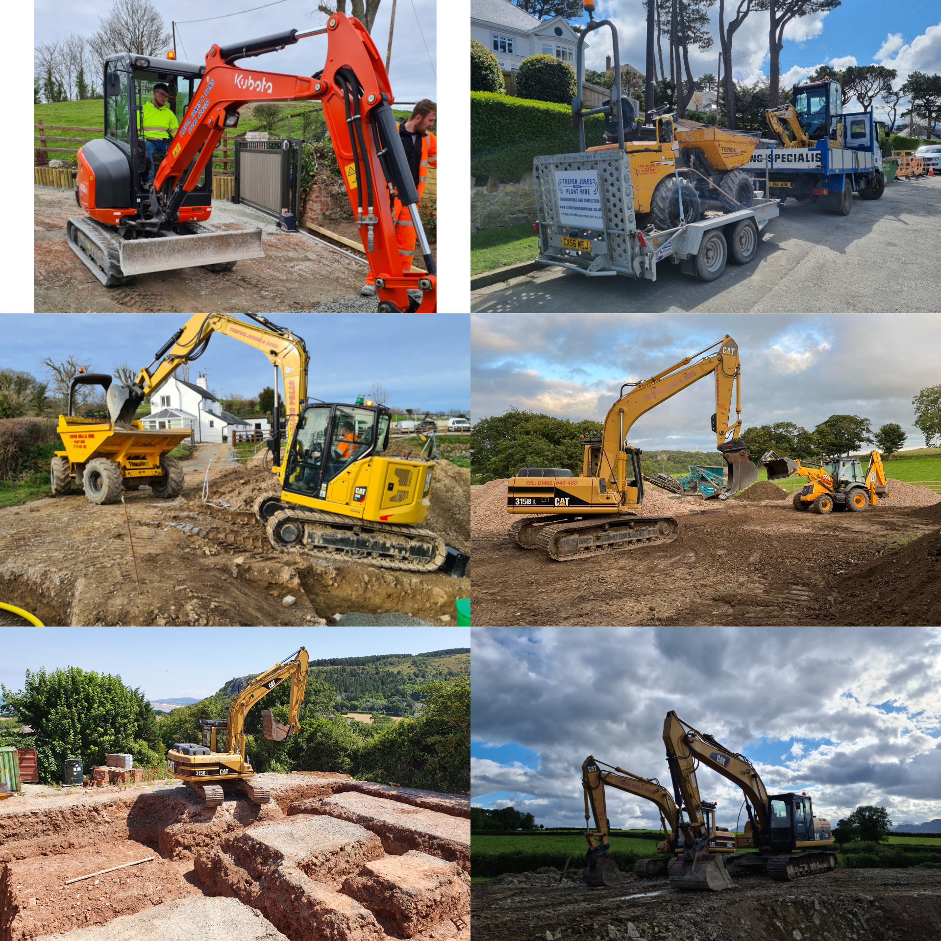 Trefor jones and sons plant hire & groundworks | Llanrwst