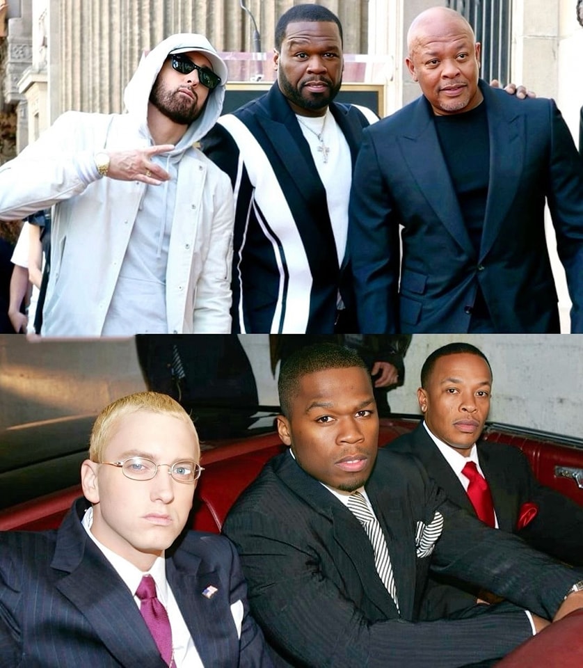 Eminem, 50 Cent & Dr. Dre 💯 Then And Now 🙏