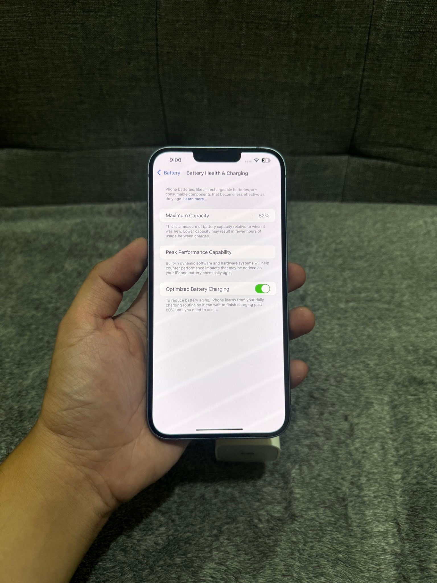 iPhone 14 Plus 128GB Blue 82% Battery Health ( Orig Batt ) Factory 