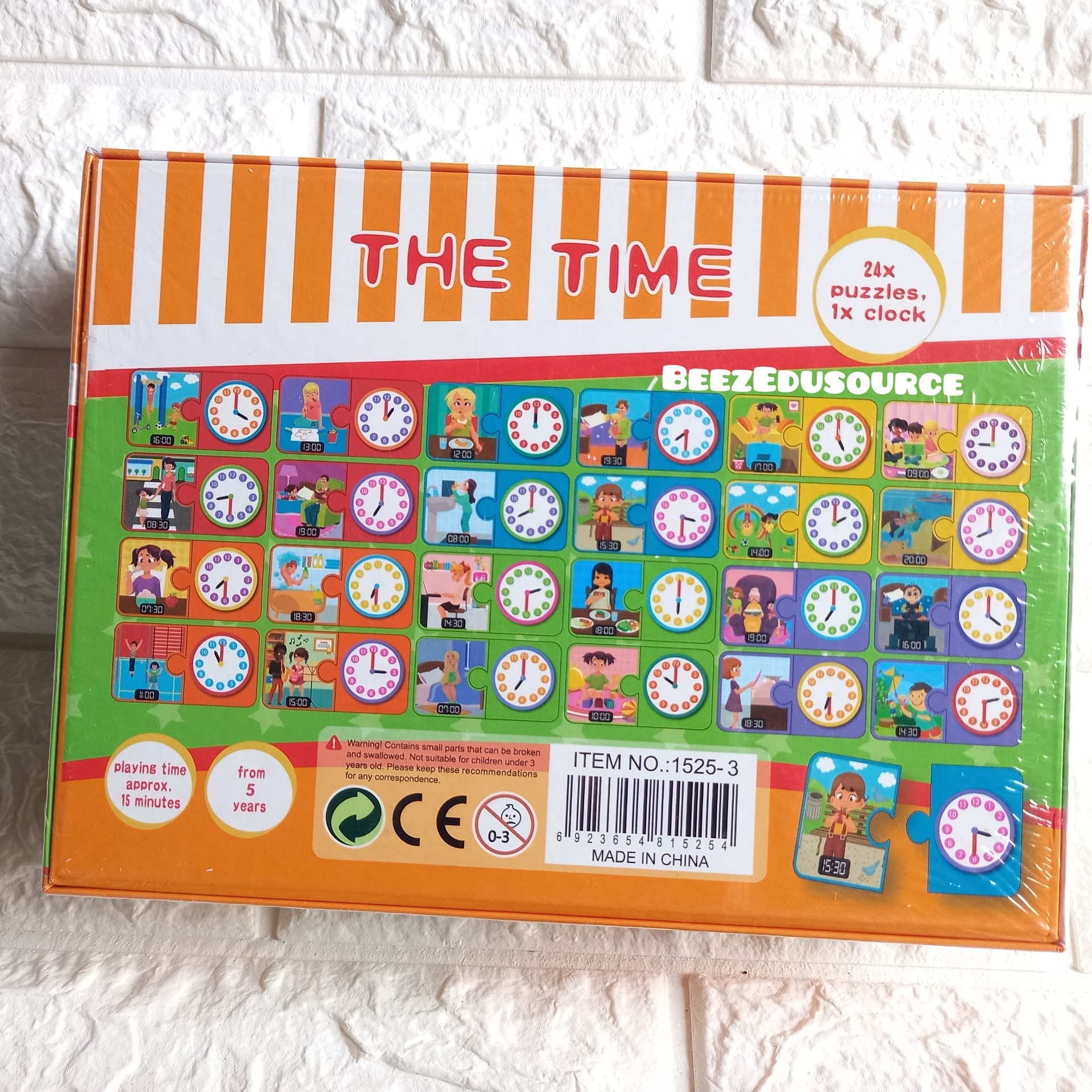 beez_edusource - NEW IN‼️This 48-pieces TIME PUZZLE Box is... | Facebook