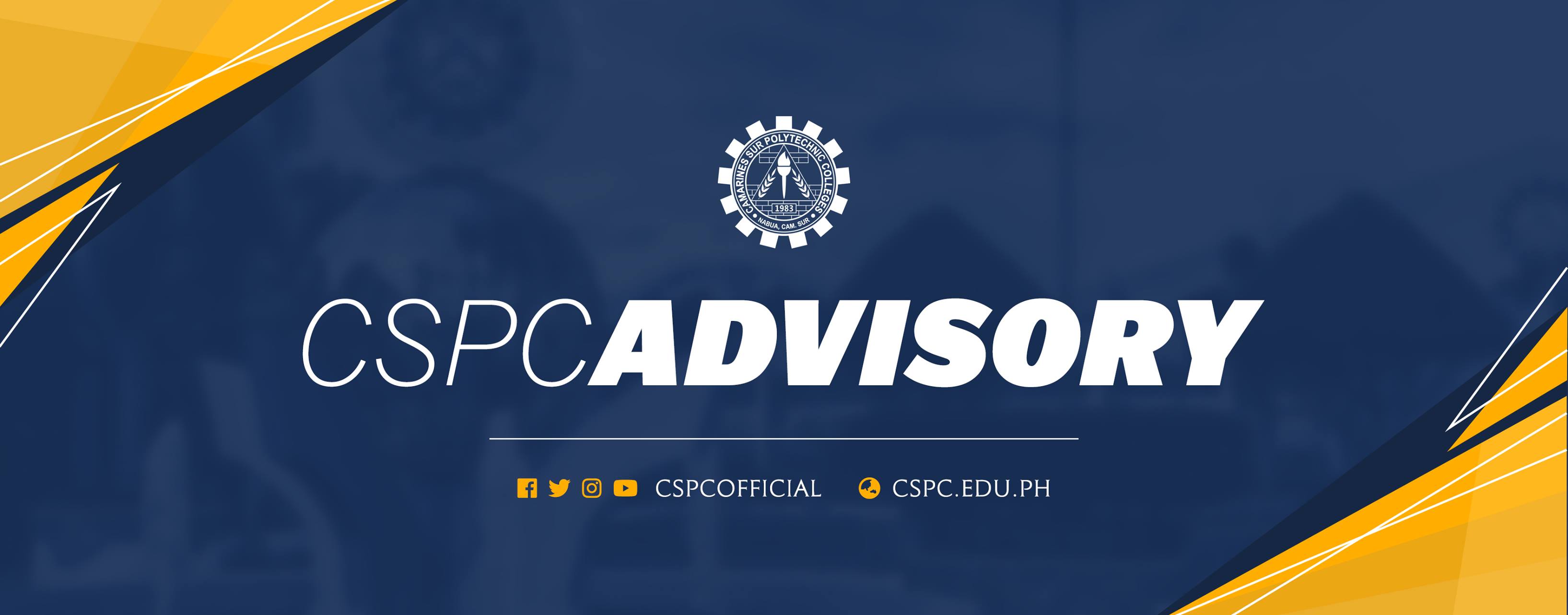 📢 ATTENTION,... - Camarines Sur Polytechnic Colleges