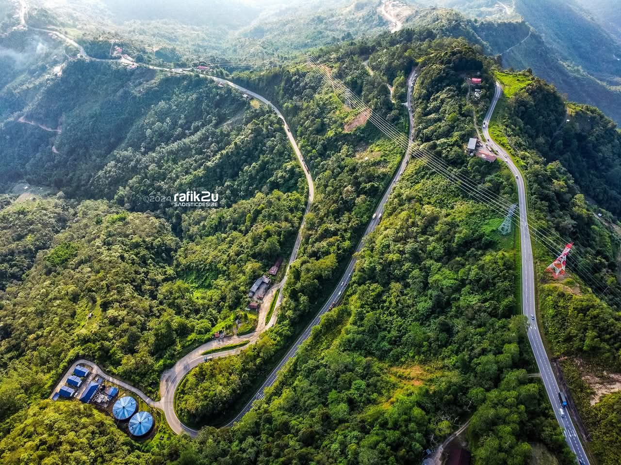 Muhd - Jalan Ranau - Kota Kinabalu. Bentuk muka bumi yang berbukit ...