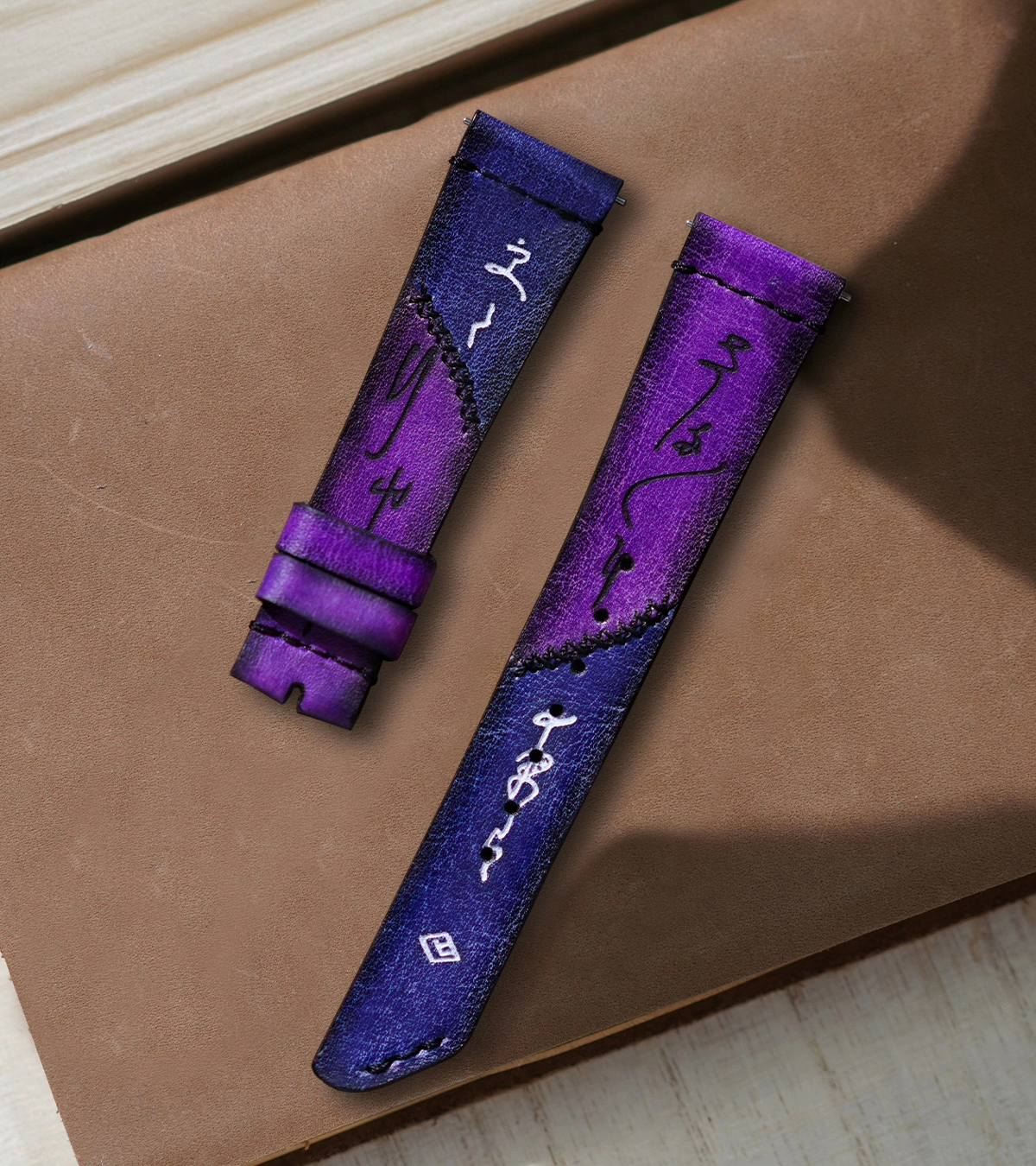 クロノトウキョウ　広重　桔梗 KIKYŌ STRAP HIROSIGE Hiroshige 'Kikyo' strap with original Utagawa Hiroshige poem