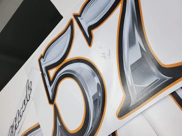 Custom Numbers kit... - Elite Vinyl Images, Be SEEN Be KNOWN