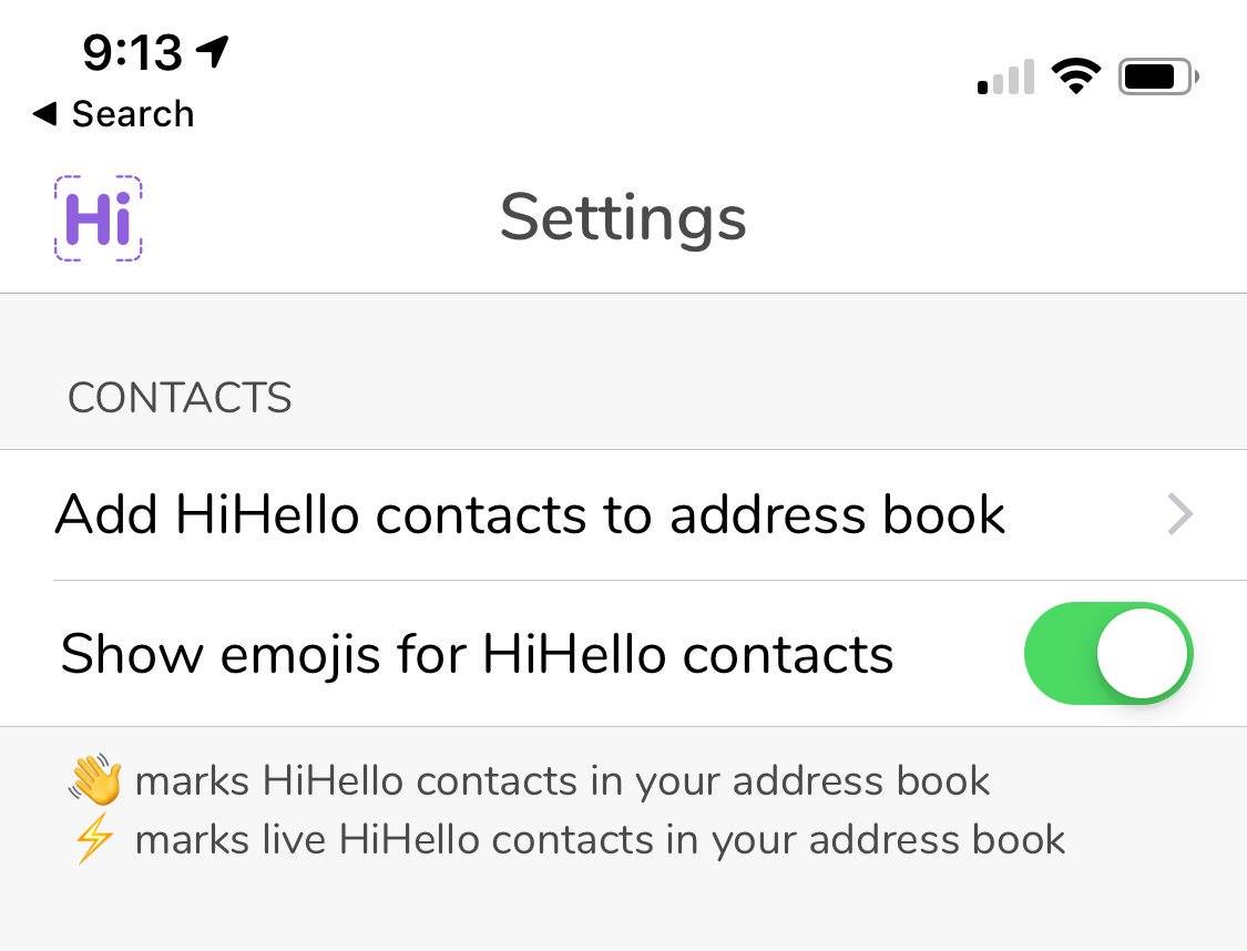 HiHello - On #iOS, contacts from scanned business cards... | Facebook