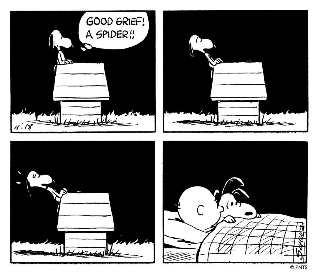 This Peanuts comic strip was published on April 18, 1962