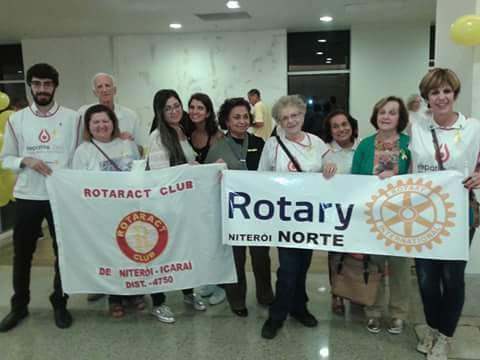 Rotary - O R.C. CLUBE DE NITERÓI PRAIAS OCEÂNICAS COMEMORANDO O 